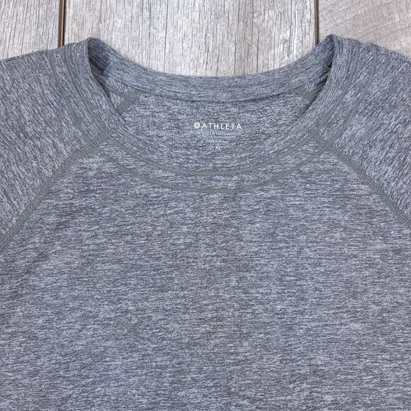 Athleta Shirt Womens XL Gray Pacifica Illume UPF Relaxed Long Sleeve Performance - Picture 4 of 8